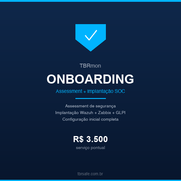 TBRmon Onboarding — Implantação SOC